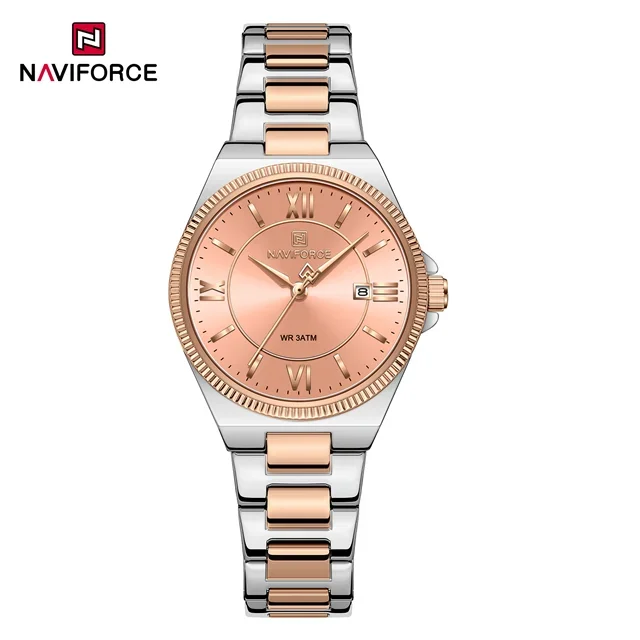 ساعت مچی زنانه نیوی فورس NAVIFORCE nf5073 rgp
